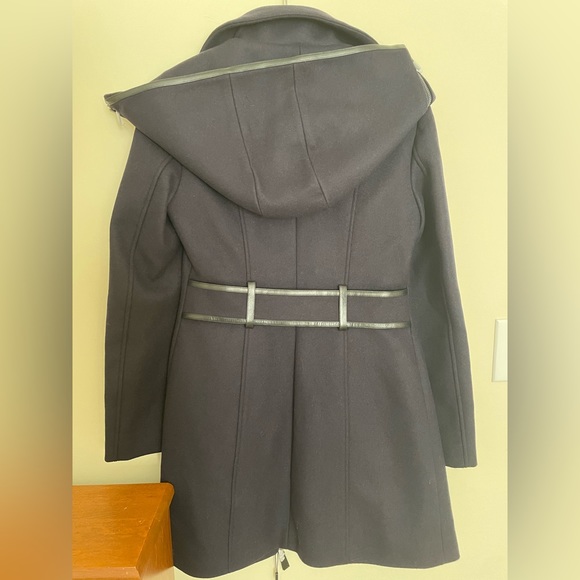 Mackage Navy Wool/Cashmere Coat - Picture 6 of 7